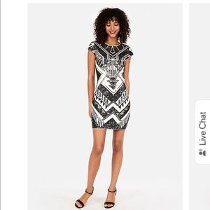 Express Sequence dress